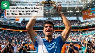 Tennis: Carlos Alcaraz bảo vệ thành công ngôi vương tại Miami Open 2026