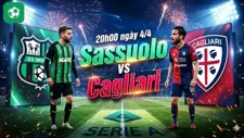 Nhận định bóng đá Sassuolo vs Cagliari, 20h00 ngày 4/4