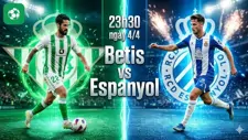 Nhận định bóng đá Betis vs Espanyol, 23h30 ngày 4/4