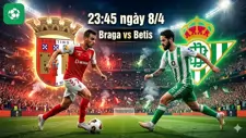 Nhận định bóng đá Braga vs Betis, 23h45 ngày 8/4