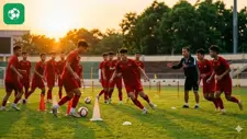 U17 Việt Nam tập huấn, quyết tâm cao tại giải Đông Nam Á 2026