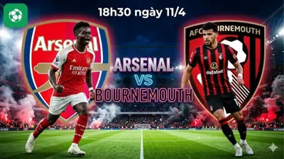 Nhận định bóng đá Arsenal vs Bournemouth, 18h30 ngày 11/4