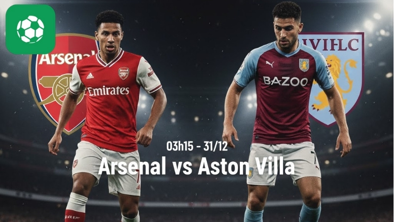 Nhận định bóng đá Arsenal vs Aston Villa, 03h15 ngày 31/12