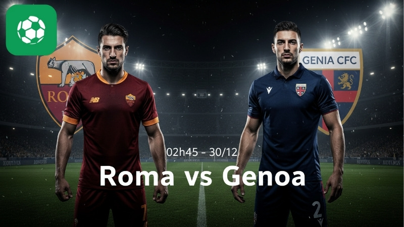 Nhận định bóng đá Roma vs Genoa, 02h45 ngày 30/12