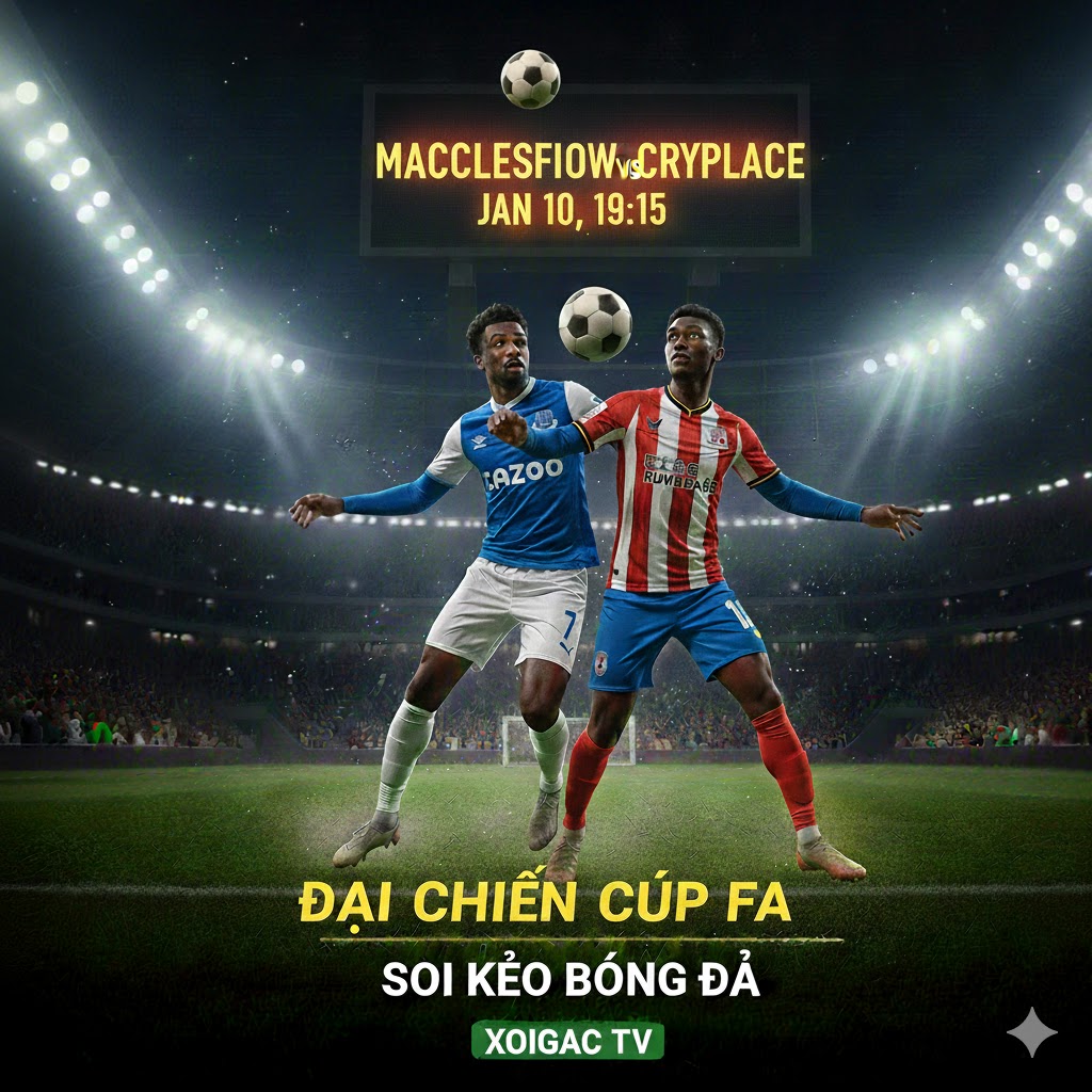 Nhận định Macclesfield Town vs Crystal Palace - 19h15 ngày 10/1