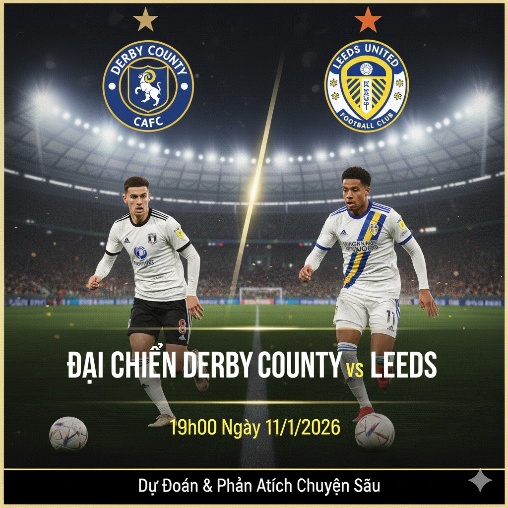 Nhận định Derby County vs Leeds - 19h00 ngày 11/1