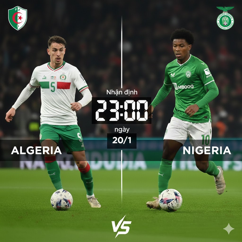 Nhận định Algeria vs Nigeria - 23h00 ngày 10/1